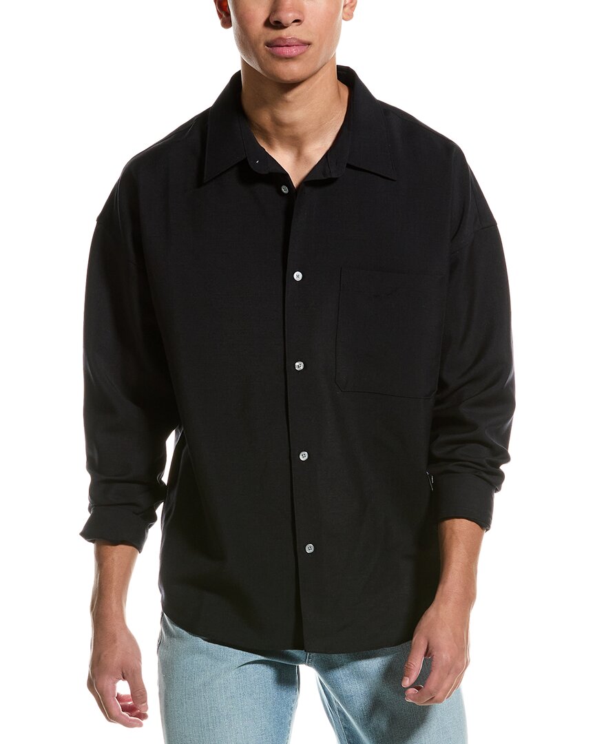 Рубашка свободного кроя из смеси шерсти и мохера FRAME Denim, синий
Рубашка свободного кроя из смеси шерсти и мохера FRAME Denim, синий