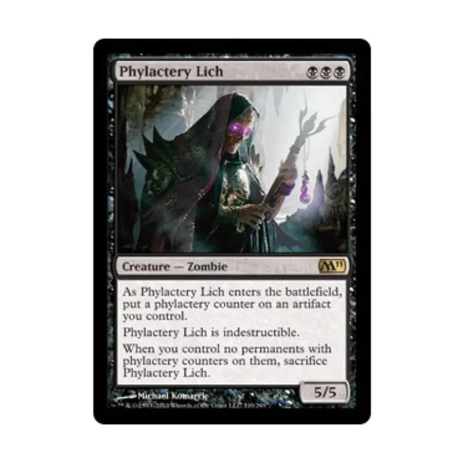 CCG Филактерийный лич (клавиша R), MTG - Magic 2011
CCG Филактерийный лич (клавиша R), MTG - Magic 2011