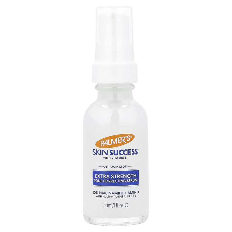 Palmer's, Skin Success с витамином E, сыворотка для коррекции тонуса, повышенная сила действия, 30 мл (1 жидк. Унция)
Palmer's, Skin Success с витамином E, сыворотка для коррекции тонуса, повышенная сила действия, 30 мл (1 жидк. Унция)