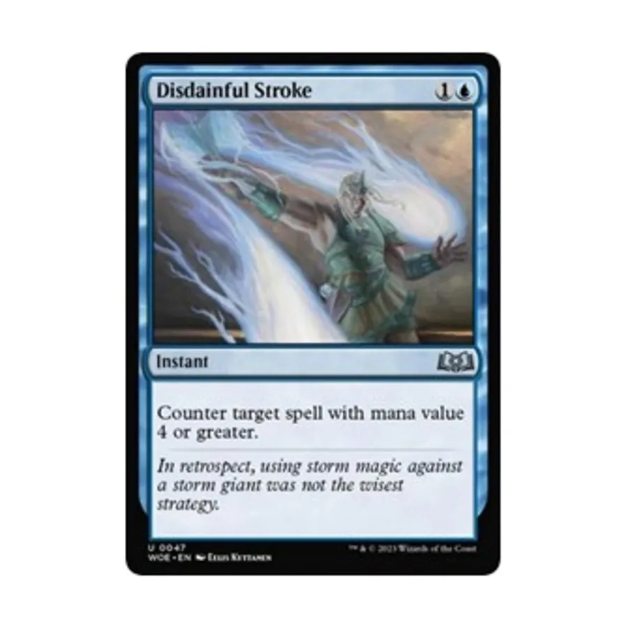 CCG Презрительный удар (U), MTG - Wilds of Eldraine
CCG Презрительный удар (U), MTG - Wilds of Eldraine