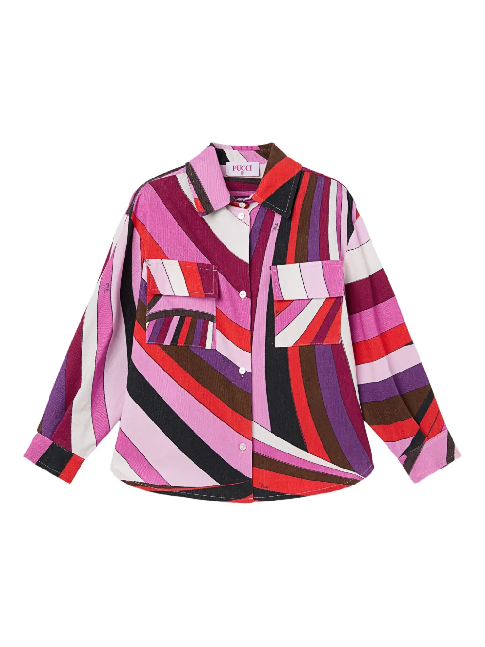 Рубашка с принтом Iride Pucci Junior, розовый
Рубашка с принтом Iride Pucci Junior, розовый