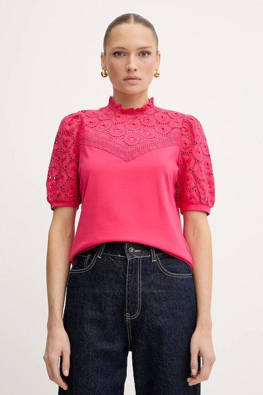 Хлопковая блузка Morgan, розовый 
Хлопковая блузка Morgan, розовый