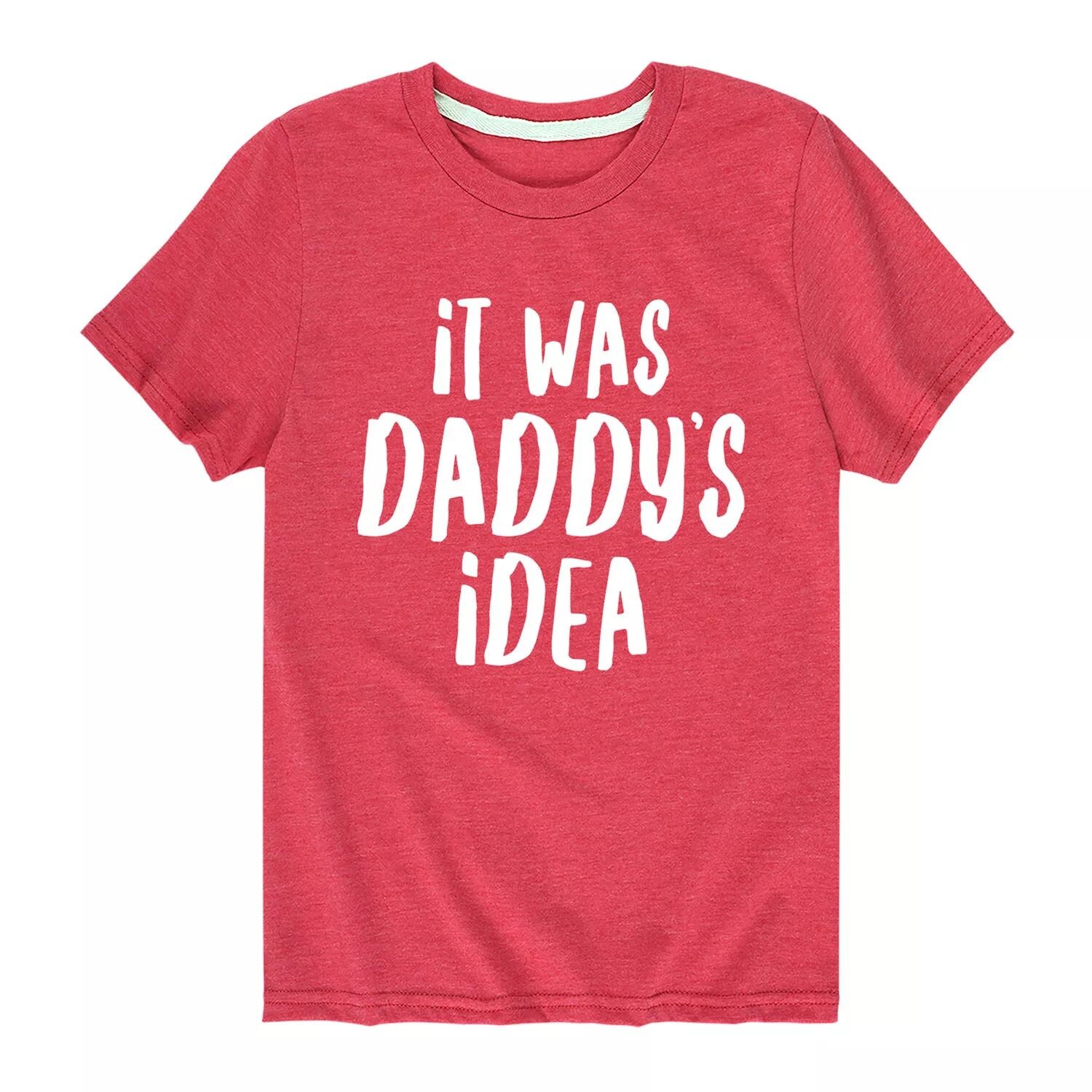 Футболка с рисунком «Это была папина идея» для мальчиков 8–20 лет Licensed Character, красный
Футболка с рисунком «Это была папина идея» для мальчиков 8–20 лет Licensed Character, красный