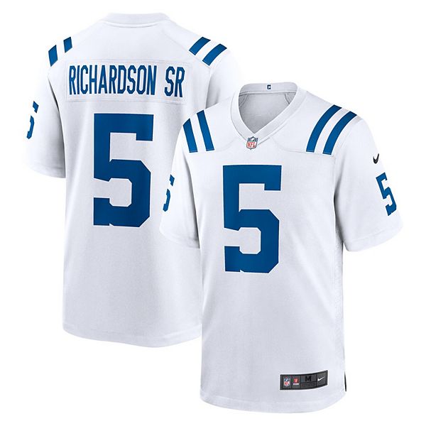 Мужская игровая футболка Anthony Richardson Sr White Indianapolis Colts Nike
Мужская игровая футболка Anthony Richardson Sr White Indianapolis Colts Nike