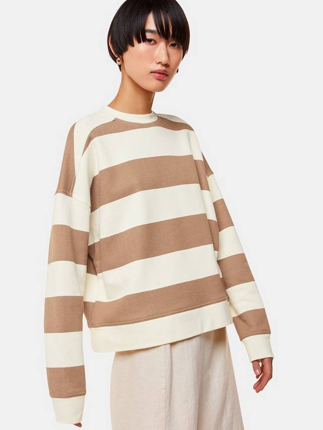 Свитер в широкую полоску Whistles, цвет Ivory/Camel
Свитер в широкую полоску Whistles, цвет Ivory/Camel