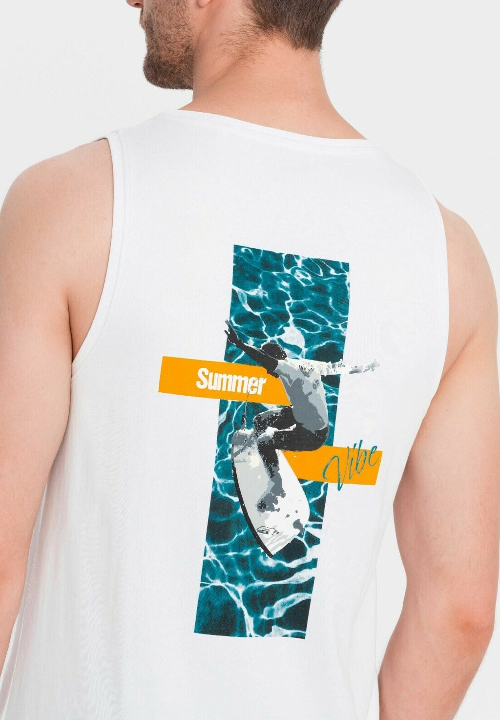 Топ TANK WITH PRINT SUMMER VIBE Ombre, белый
Топ TANK WITH PRINT SUMMER VIBE Ombre, белый