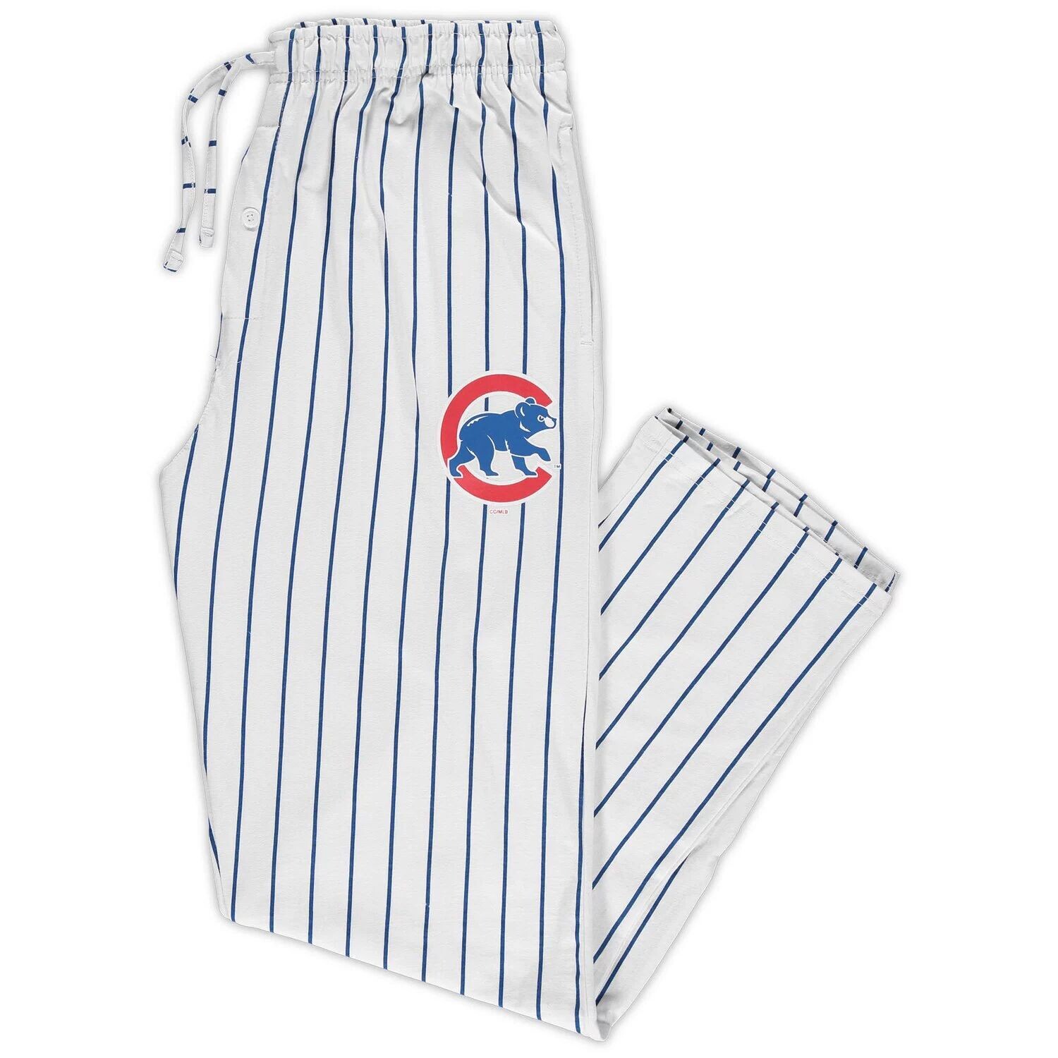 Мужские брюки для сна Concepts Sport White/Royal Chicago Cubs Big & Tall в тонкую полоску
Мужские брюки для сна Concepts Sport White/Royal Chicago Cubs Big & Tall в тонкую полоску