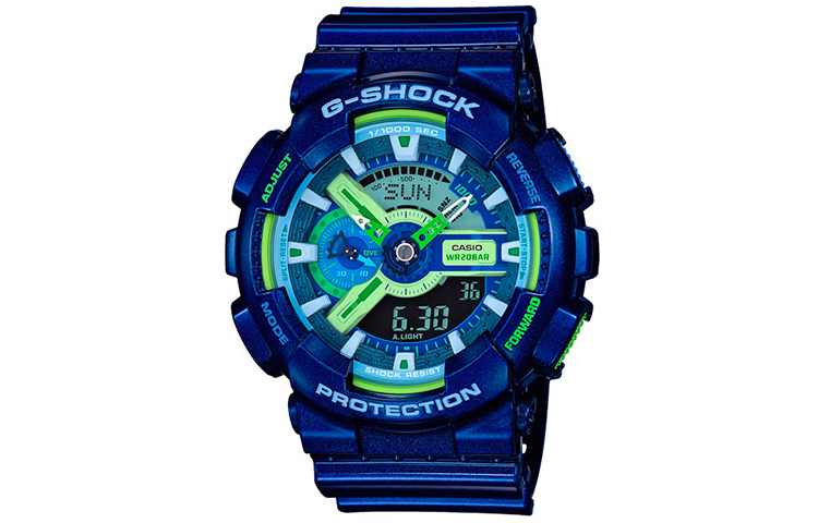 CASIO Мужские часы GA-110MC-2A Liquid Crystal/Analog Dual Display Series Blue
CASIO Мужские часы GA-110MC-2A Liquid Crystal/Analog Dual Display Series Blue