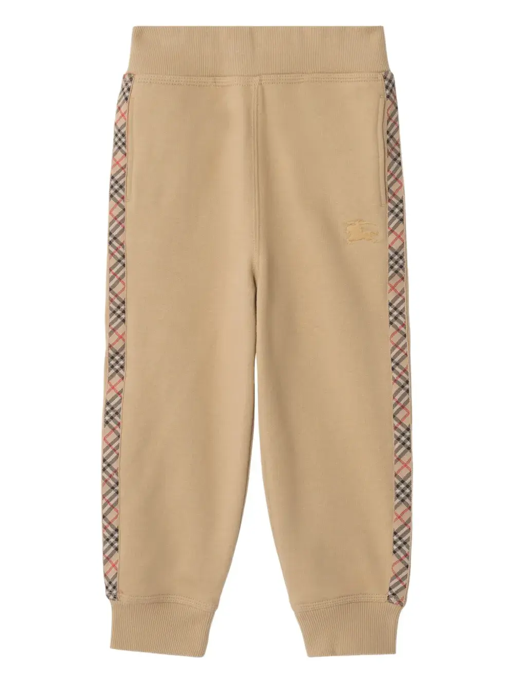 Хлопковые спортивные брюки с клетчатой отделкой BURBERRY KIDS, нейтральный
Хлопковые спортивные брюки с клетчатой отделкой BURBERRY KIDS, нейтральный