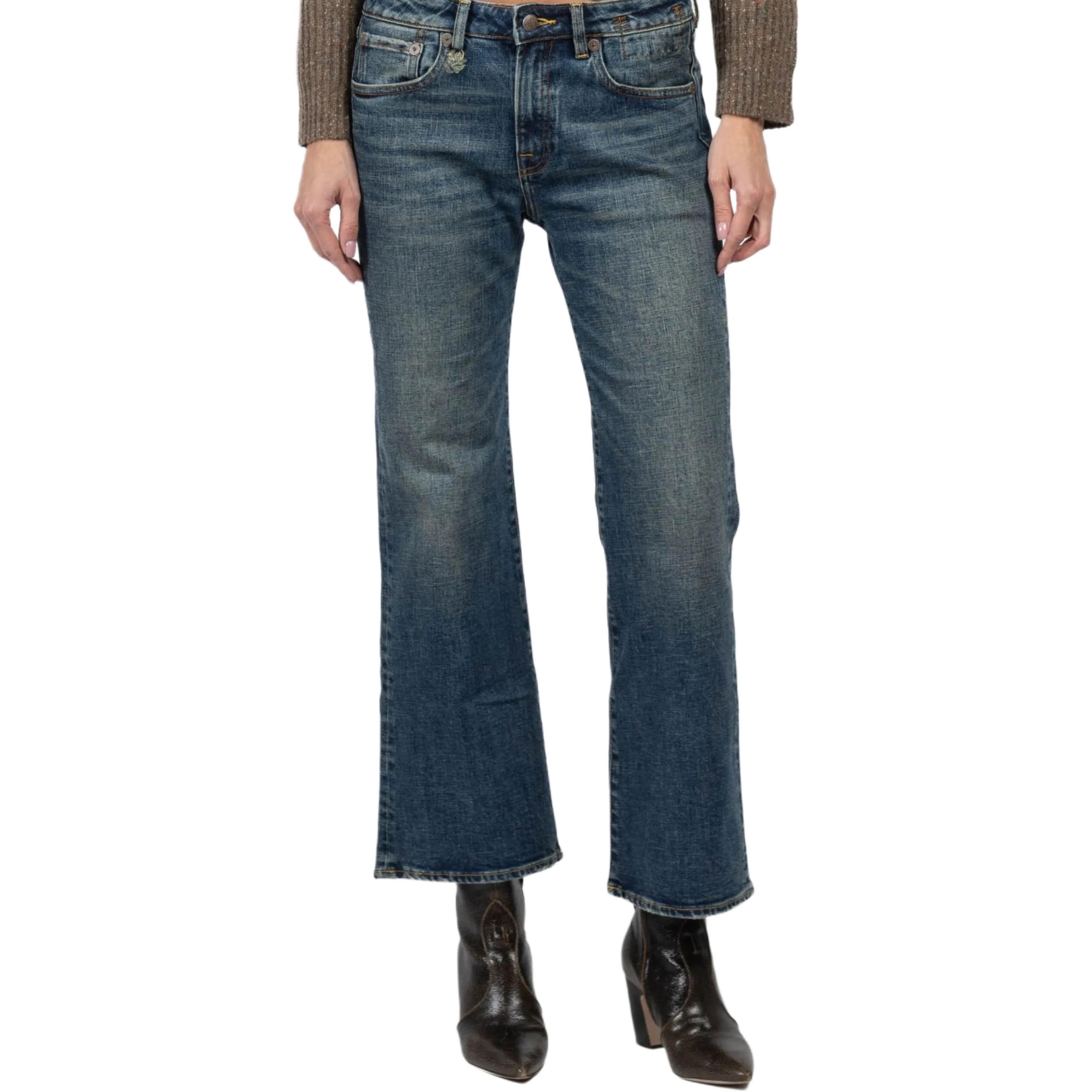 Выцветшие джинсы из хлопка R13, синий
Выцветшие джинсы из хлопка R13, синий