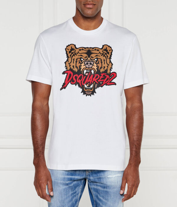 Футболки Regular fit Dsquared2, белый 
Футболки Regular fit Dsquared2, белый