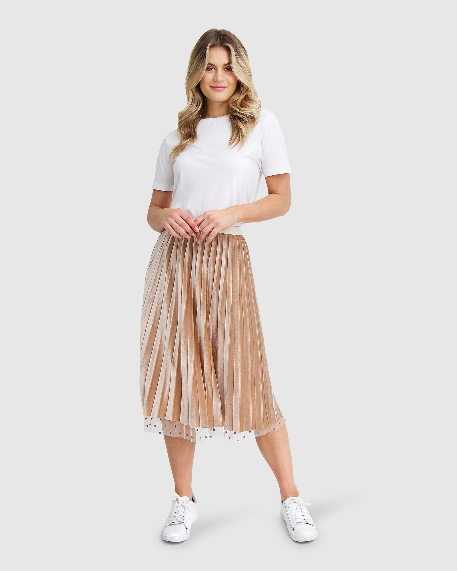 Двусторонняя юбка Mixed Feeling Belle&Bloom, бежевый
Двусторонняя юбка Mixed Feeling Belle&Bloom, бежевый