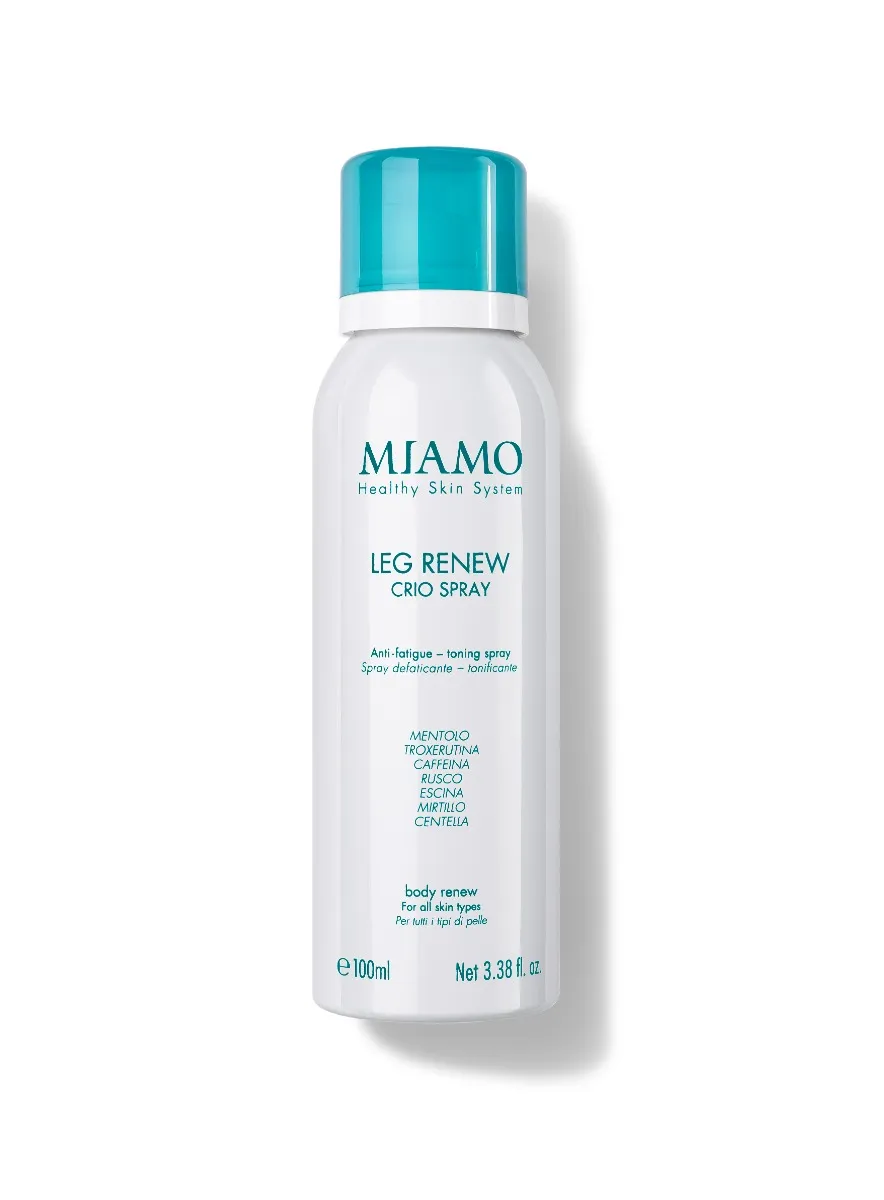 Miamo Leg Renew Crio Spray 100 мл Тонизирующий спрей против усталости 
Miamo Leg Renew Crio Spray 100 мл Тонизирующий спрей против усталости