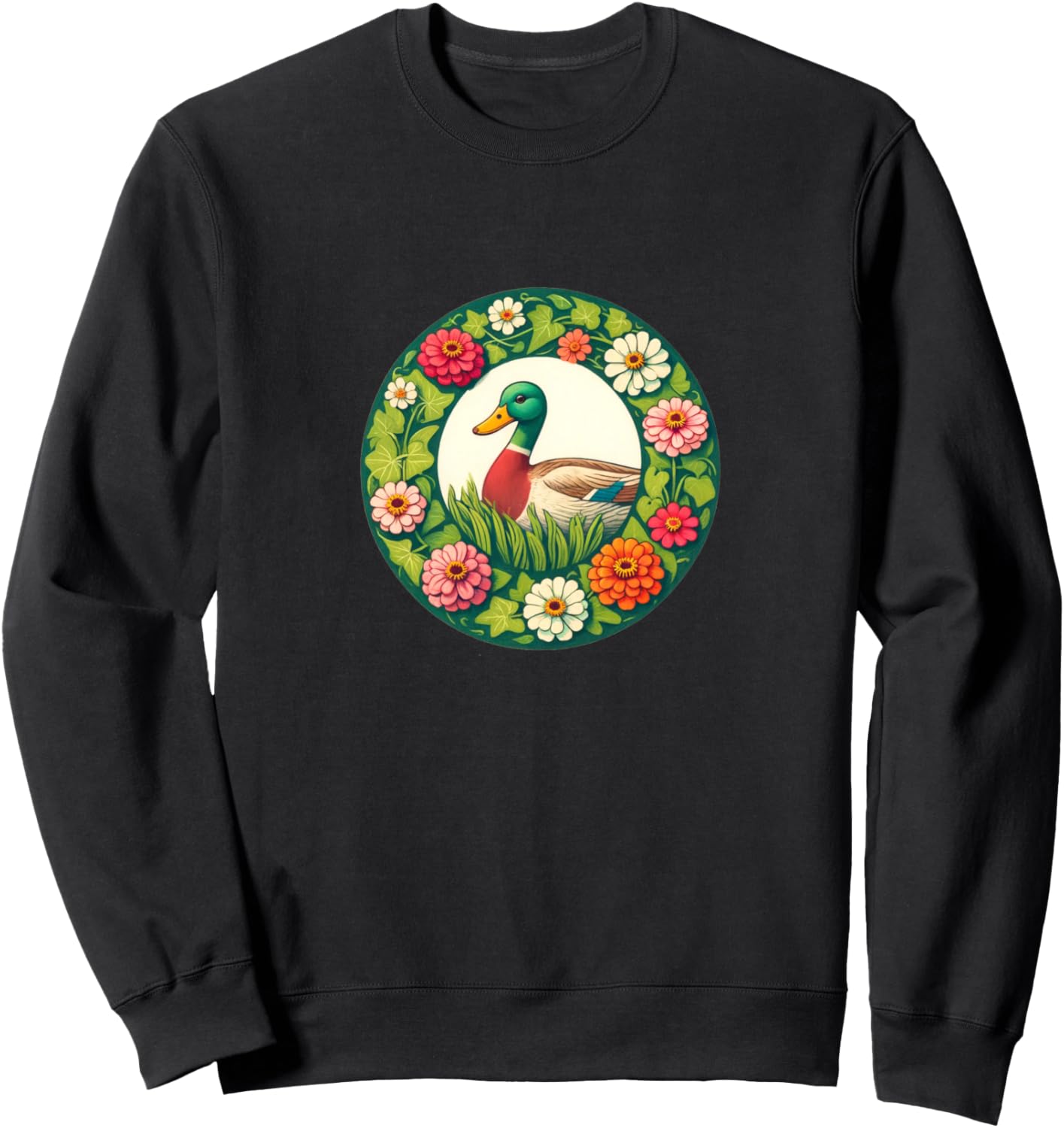 Толстовка с изображением цветка и иллюстрацией кряквы Love Ducks Snugg, черный
Толстовка с изображением цветка и иллюстрацией кряквы Love Ducks Snugg, черный