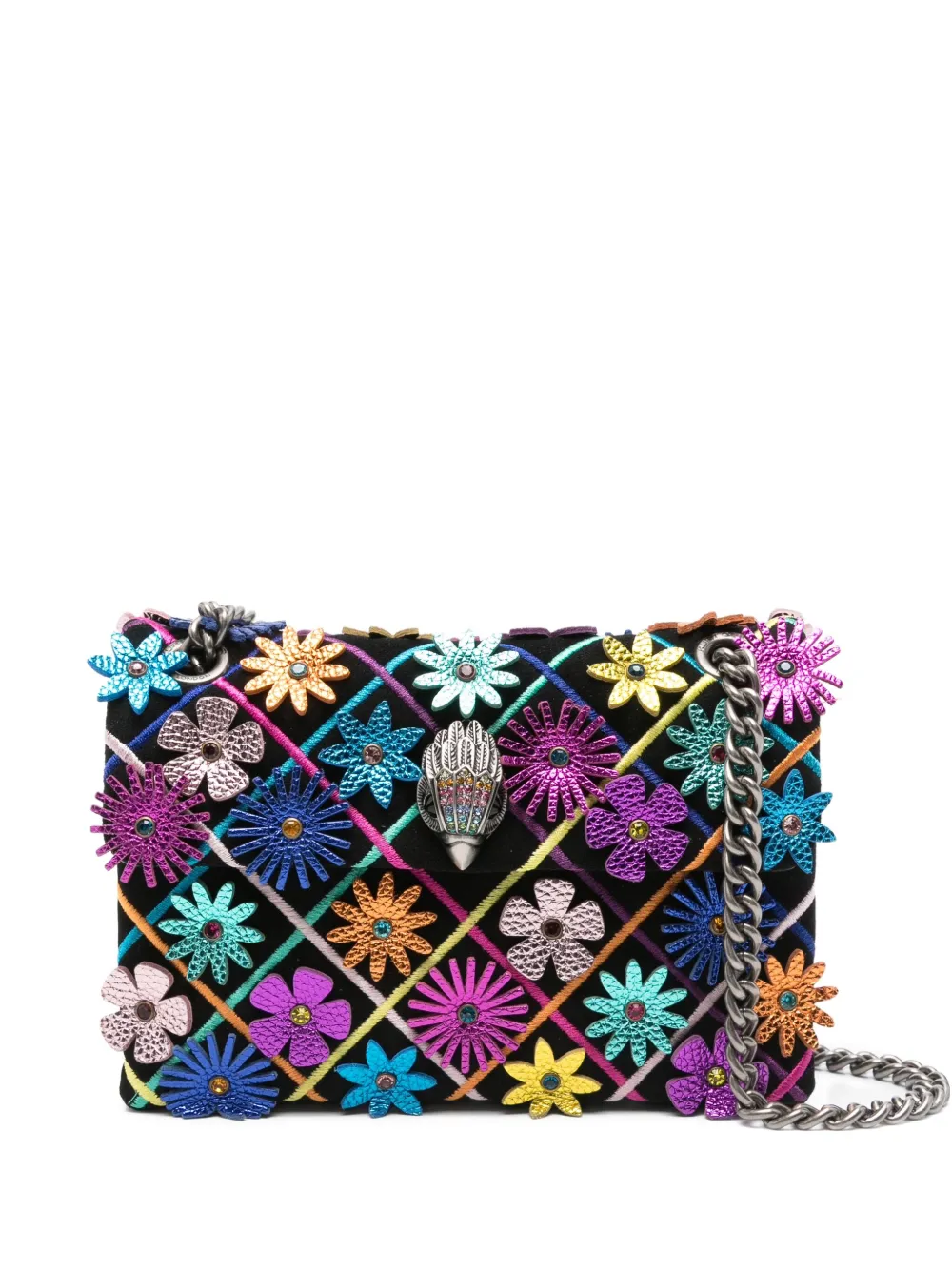Сумка с цветочной вышивкой Kurt Geiger London, черный
Сумка с цветочной вышивкой Kurt Geiger London, черный