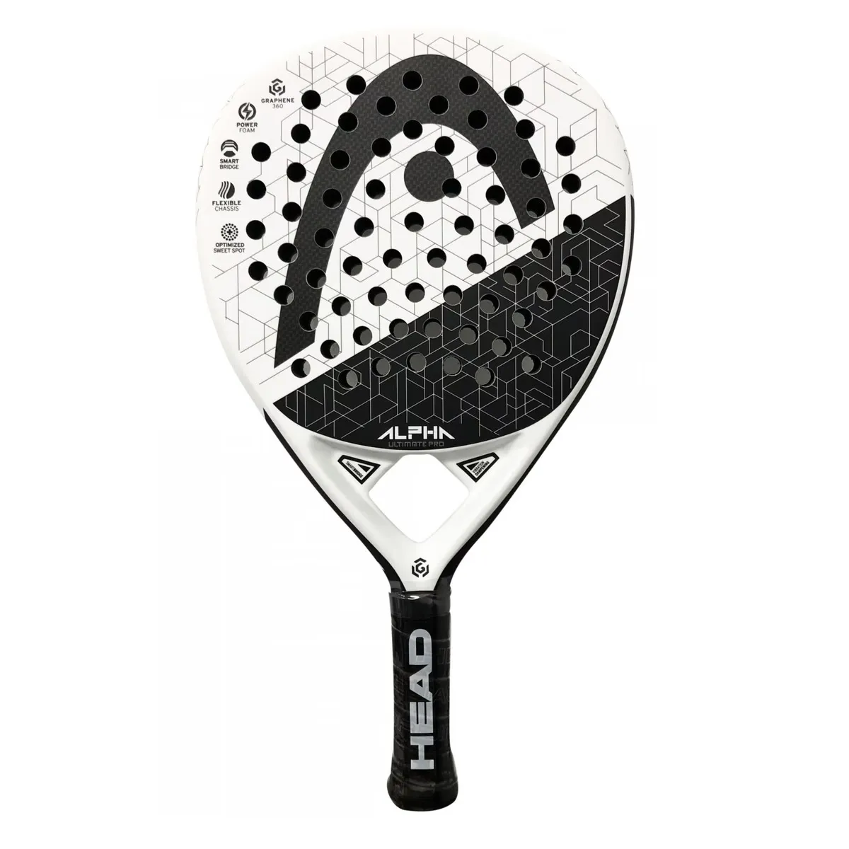 Ракетка для паделя Graphene 360 Alpha Ultimate Pro с головкой CB Head, белый/черный
Ракетка для паделя Graphene 360 Alpha Ultimate Pro с головкой CB Head, белый/черный