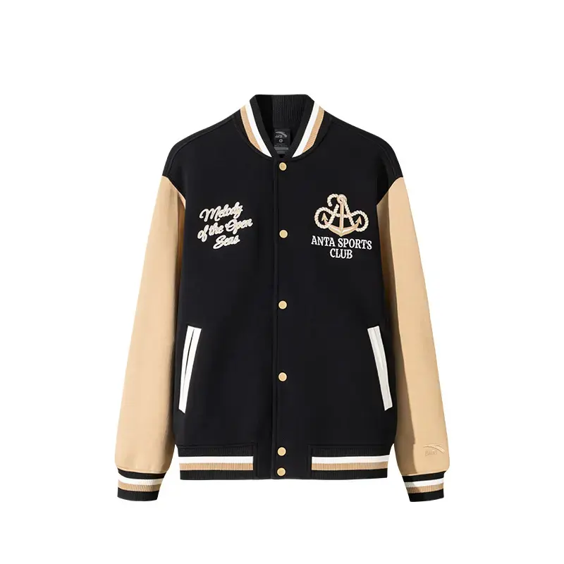 ANTA Бейсбольная куртка из коллекции Life, Basic Black
ANTA Бейсбольная куртка из коллекции Life, Basic Black