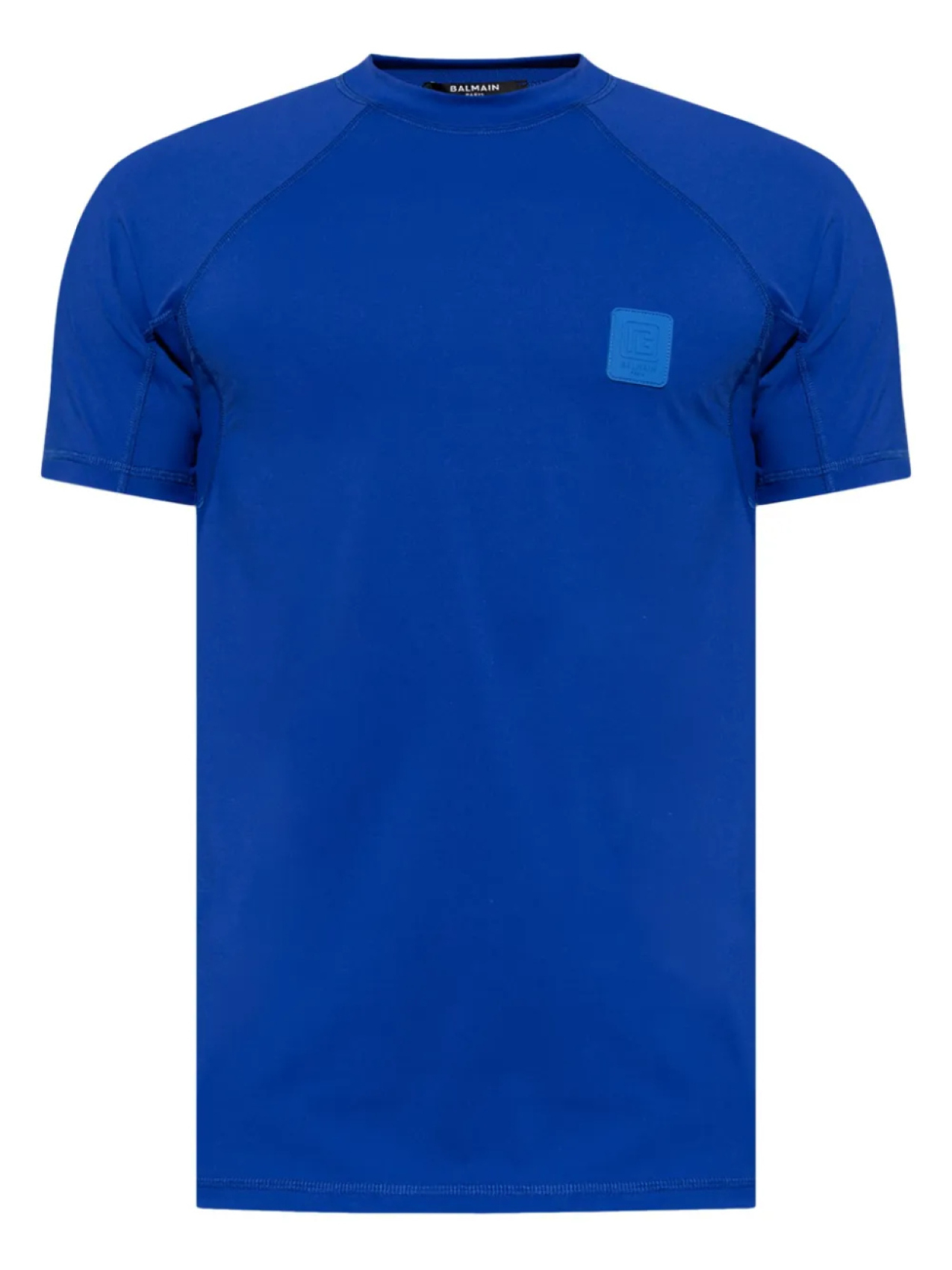 Футболка для плавания с аппликацией логотипа Balmain, синий
Футболка для плавания с аппликацией логотипа Balmain, синий