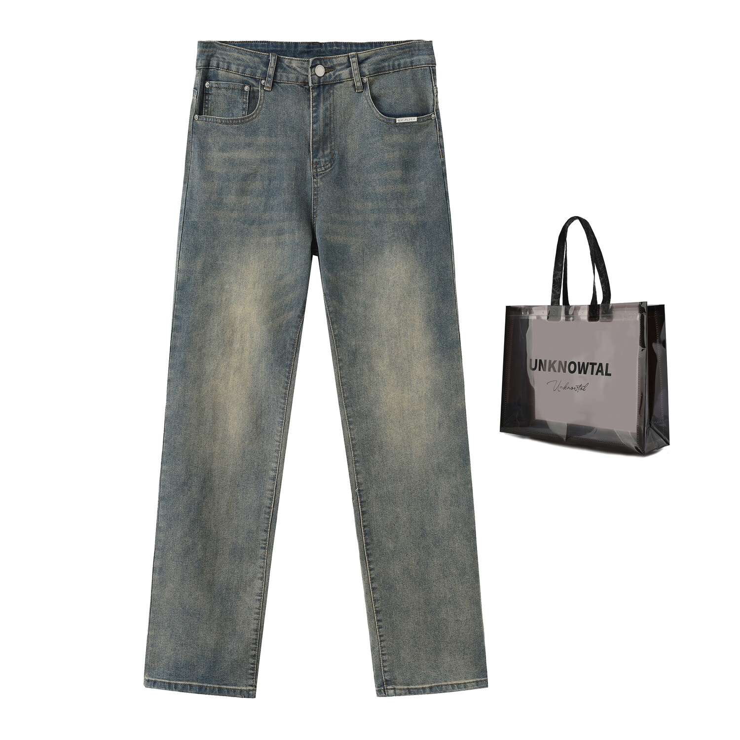 Джинсы унисекс UNKNOWTAL, Черный
Джинсы унисекс UNKNOWTAL, Черный
