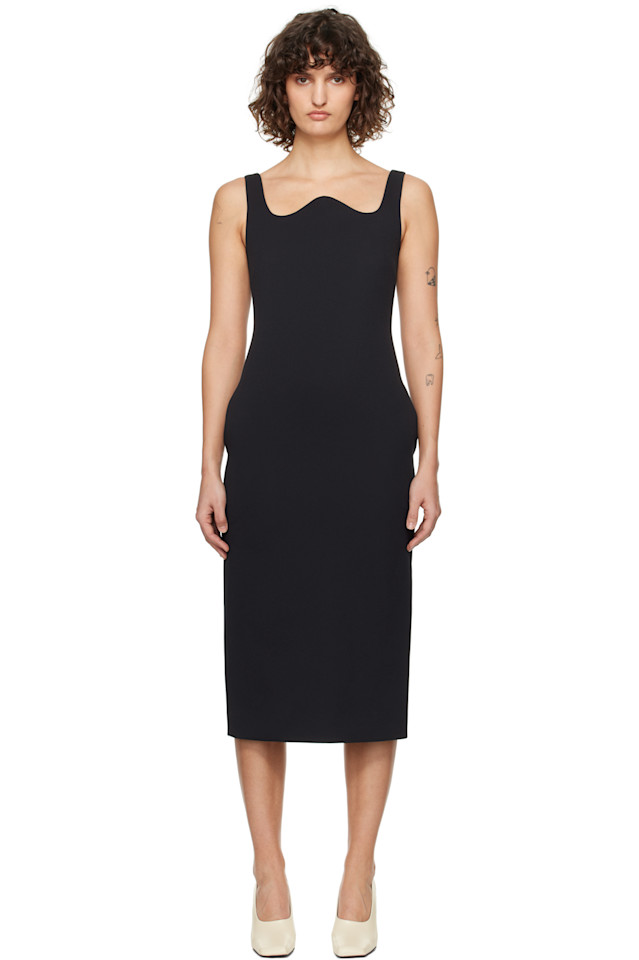 Платье миди с изогнутым вырезом Rc signature Recto, черный
Платье миди с изогнутым вырезом Rc signature Recto, черный