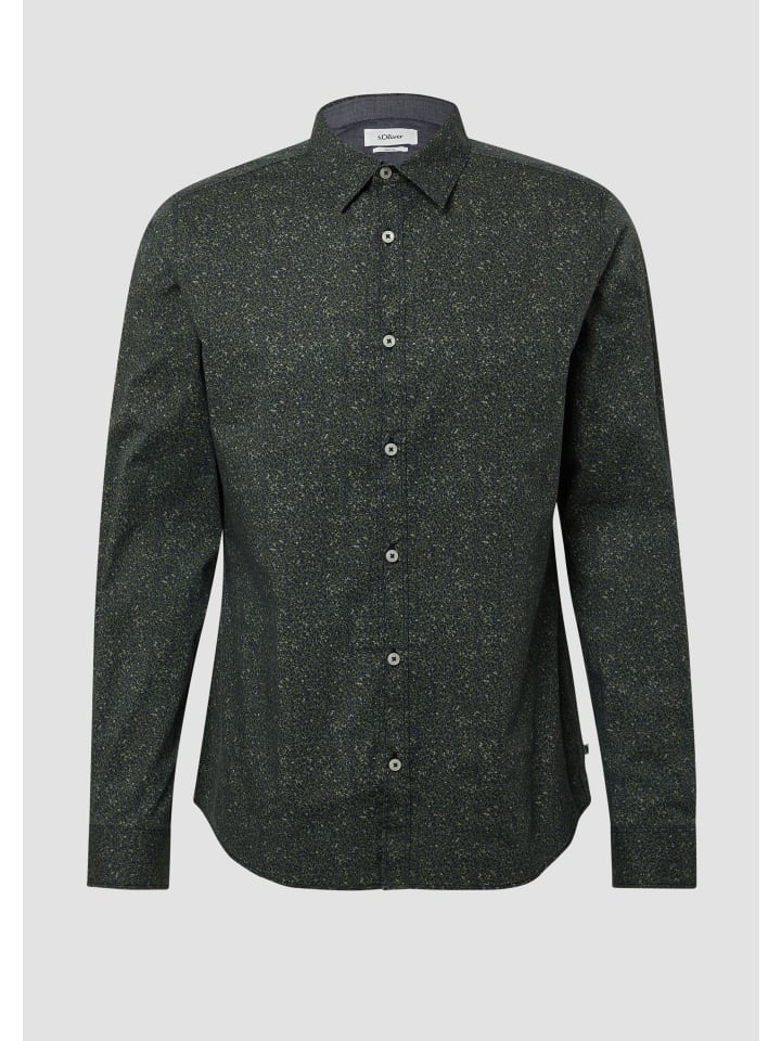 Рубашка 79A0_оливково-зеленого цвета s.Oliver
Рубашка 79A0_оливково-зеленого цвета s.Oliver