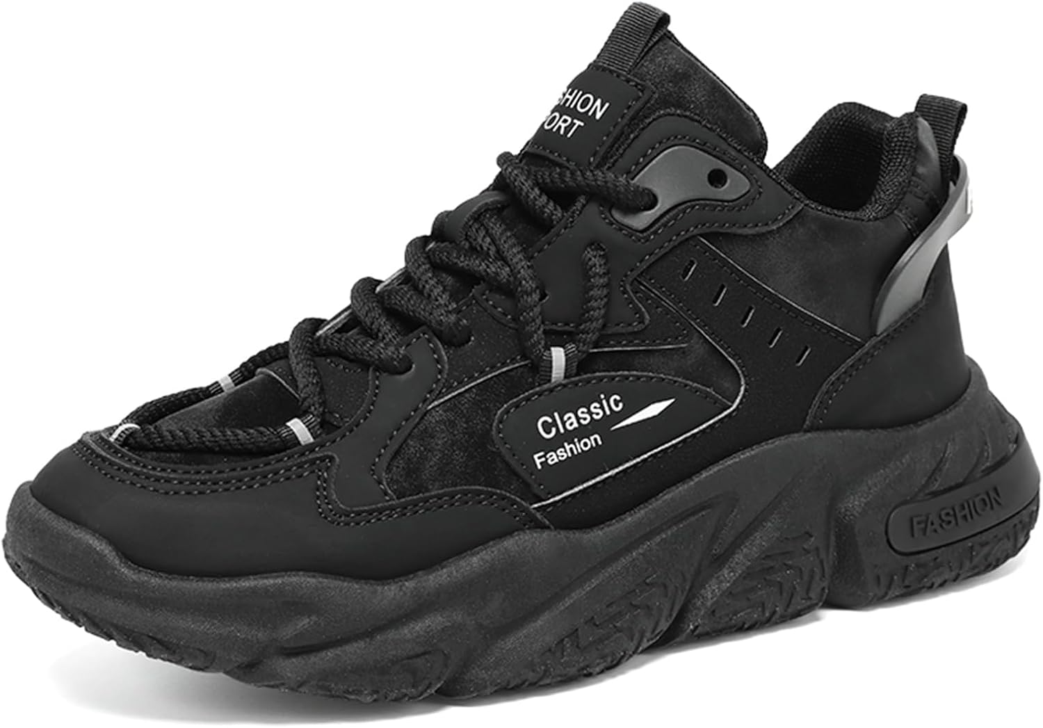 Высокие кеды для мужчин Стильная спортивная обувь из искусственной кожи спортивные кроссовки для повседневной ходьбы Spwagym, черный
Высокие кеды для мужчин Стильная спортивная обувь из искусственной кожи спортивные кроссовки для повседневной ходьбы Spwagym, черный