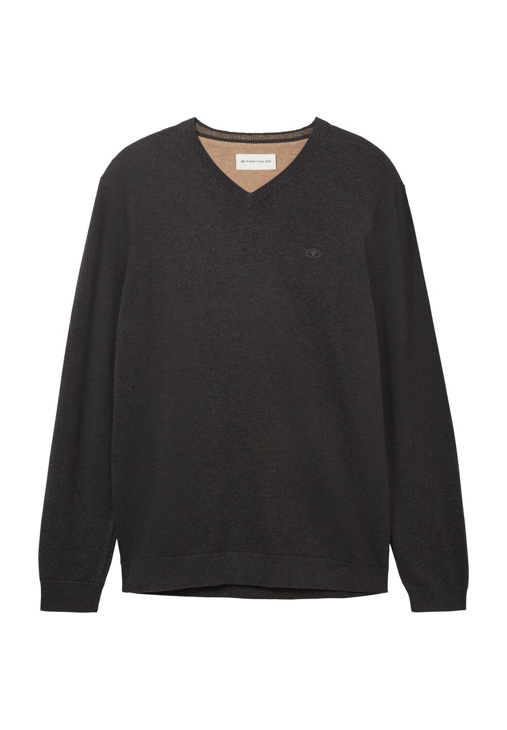 Хлопковый свитер для мужчин TOM TAILOR, цвет Black Grey
Хлопковый свитер для мужчин TOM TAILOR, цвет Black Grey