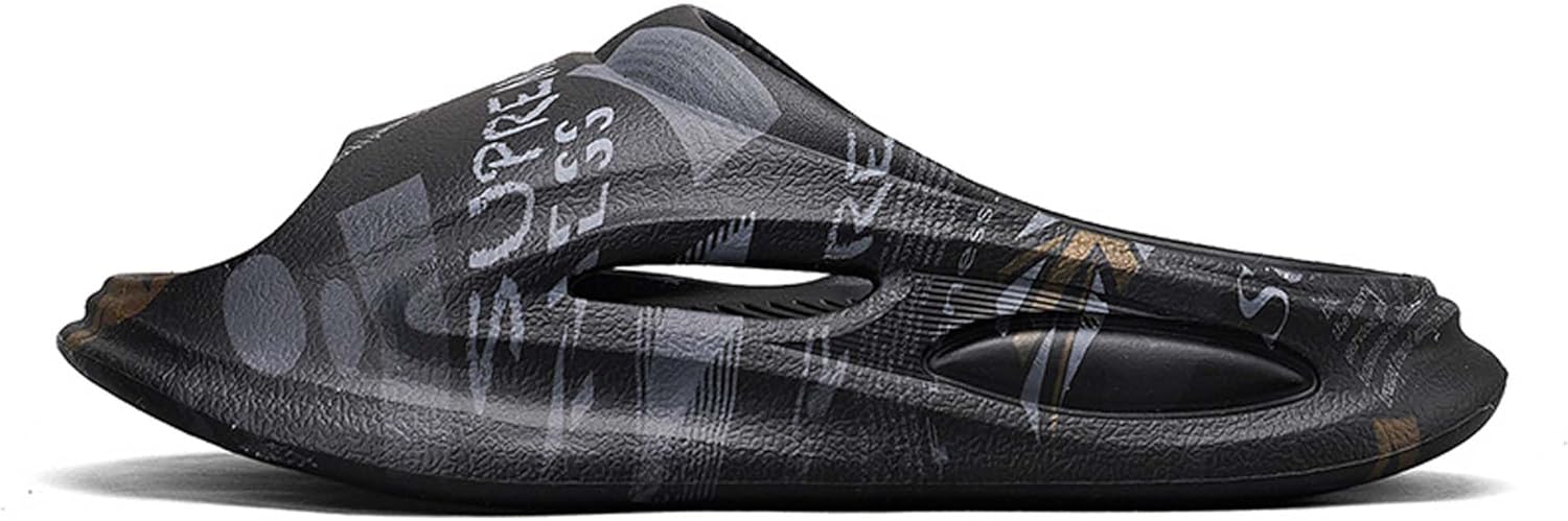 Мужские нескользящие тапочки с толстым дном и принтом, однослойные, для лета, быстро сохнущие для душа Generic, черный
Мужские нескользящие тапочки с толстым дном и принтом, однослойные, для лета, быстро сохнущие для душа Generic, черный