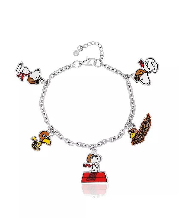 Браслет с подвесками «Снупи и его друзья» Peanuts, silver/multicolor
Браслет с подвесками «Снупи и его друзья» Peanuts, silver/multicolor