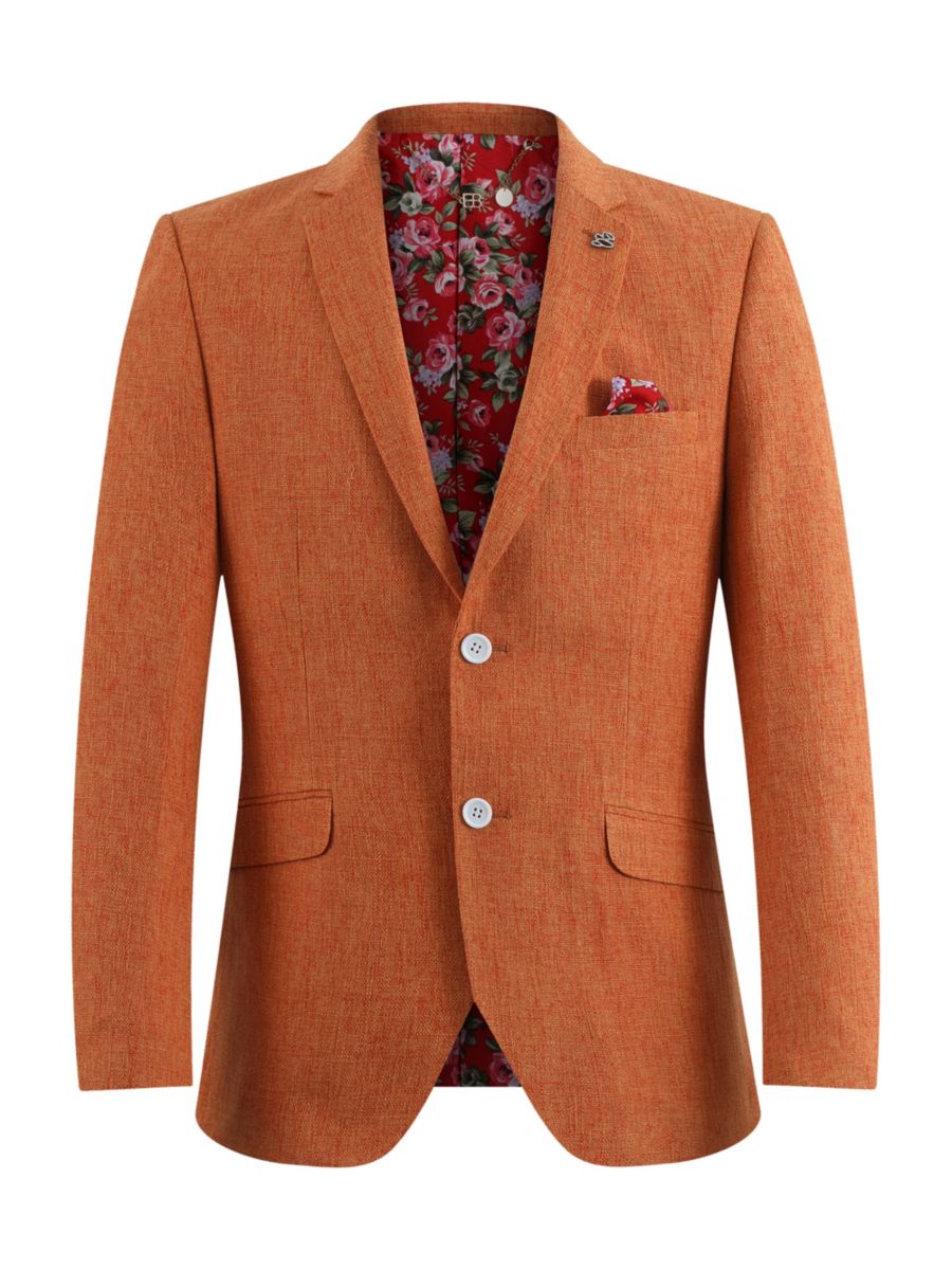 Спортивное пальто Slim Fit Crosshatch Elie Balleh, оранжевый
Спортивное пальто Slim Fit Crosshatch Elie Balleh, оранжевый