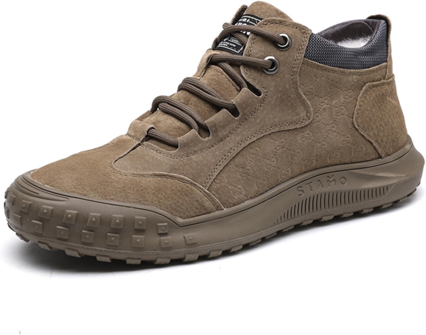 Мужские зимние высокие ботинки, утепленные флисом, верх из замши, застежка на шнуровке и молнии, нескользящая резиновая подошва, комфортная стелька с подкладкой для повседневной или уличной носки в холодную погоду Khwfjas, хаки
Мужские зимние высокие ботинки, утепленные флисом, верх из замши, застежка на шнуровке и молнии, нескользящая резиновая подошва, комфортная стелька с подкладкой для повседневной или уличной носки в холодную погоду Khwfjas, хаки