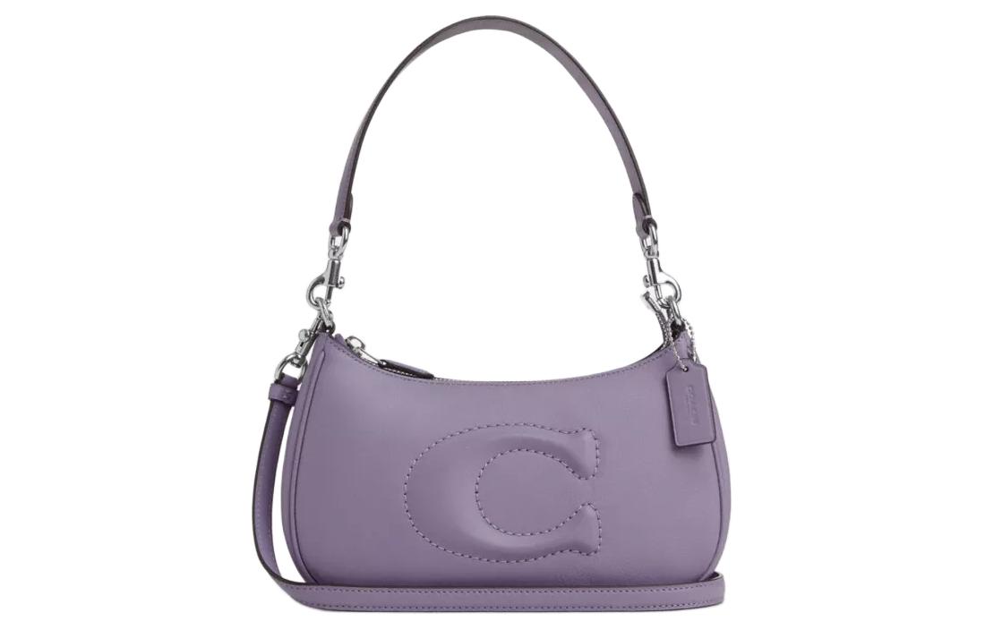 Кожаная портативная сумка-кроссбод Teri Smooth, средняя наплечная сумка для женщин серебристого и светло-фиолетового цвета COACH
Кожаная портативная сумка-кроссбод Teri Smooth, средняя наплечная сумка для женщин серебристого и светло-фиолетового цвета COACH