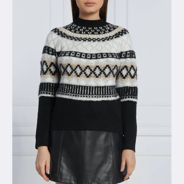 Свитер обычного кроя с добавлением шерсти Desigual, черный
Свитер обычного кроя с добавлением шерсти Desigual, черный