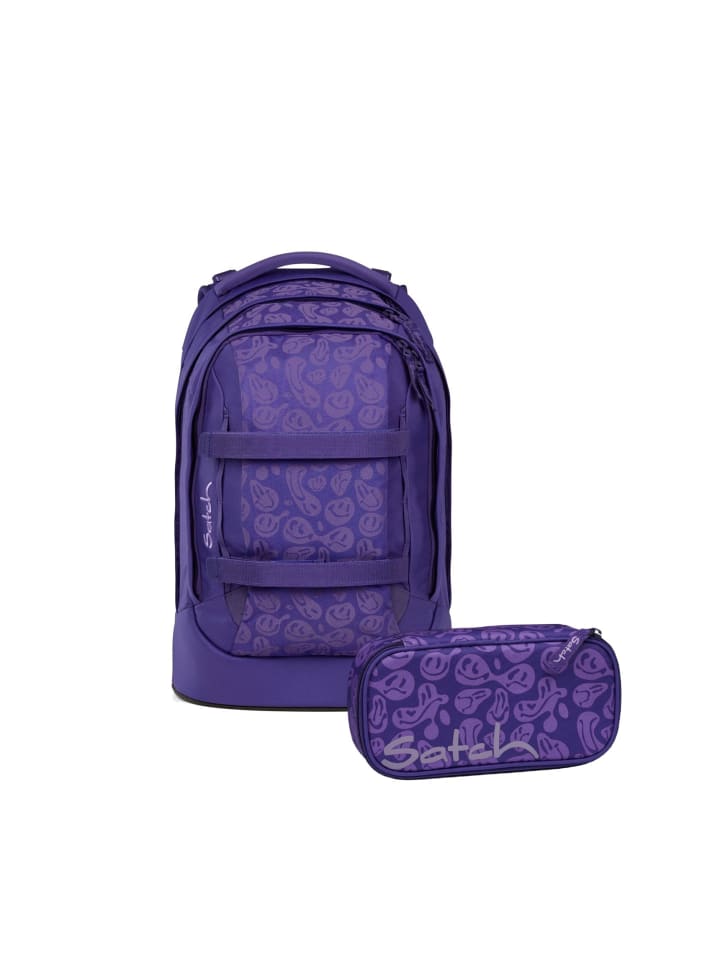 Satch Набор школьных рюкзаков PACK Bright Faces, 2 предмета, фиолетовый
Satch Набор школьных рюкзаков PACK Bright Faces, 2 предмета, фиолетовый