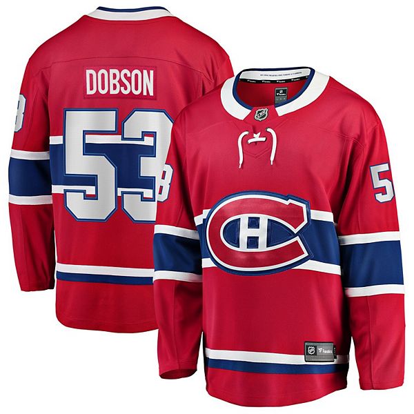 Мужская хоккейная майка Noah Dobson Montreal Canadiens красная домашняя Breakaway Fanatics
Мужская хоккейная майка Noah Dobson Montreal Canadiens красная домашняя Breakaway Fanatics