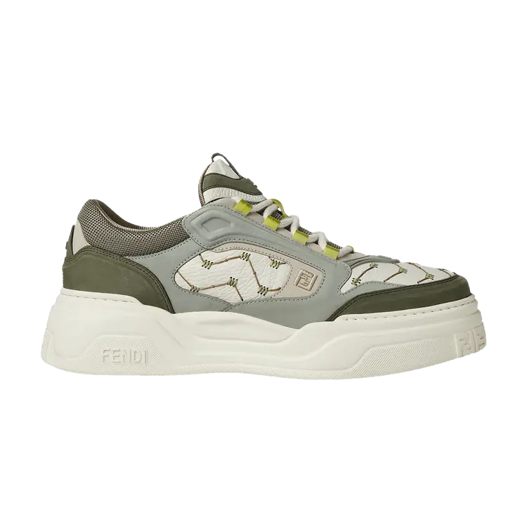 Кроссовки Fendi Force 'White Green', зеленый
Кроссовки Fendi Force 'White Green', зеленый