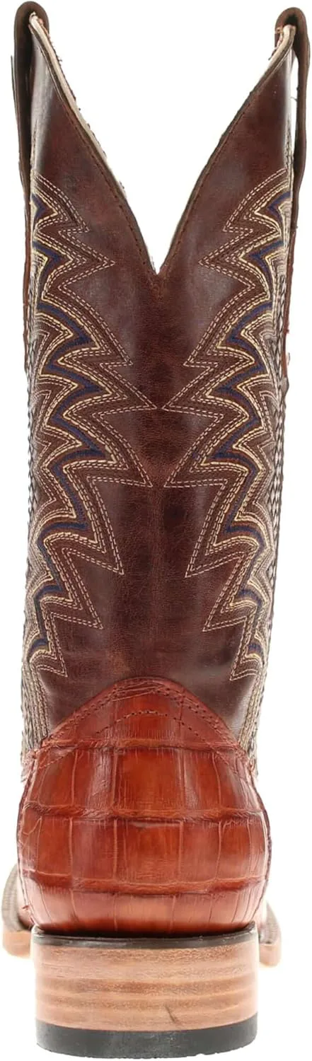 Мужские ковбойские сапоги Vaccari Navarro из натуральной кожи хвоста аллигатора с широким квадратным носком
Мужские ковбойские сапоги Vaccari Navarro из натуральной кожи хвоста аллигатора с широким квадратным носком