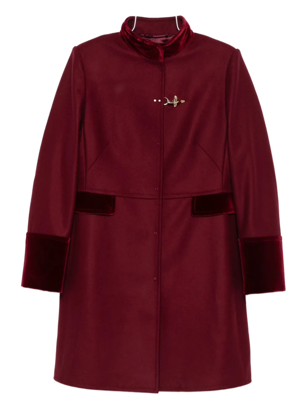 Пальто с отделкой из бархата Fay, красный
Пальто с отделкой из бархата Fay, красный