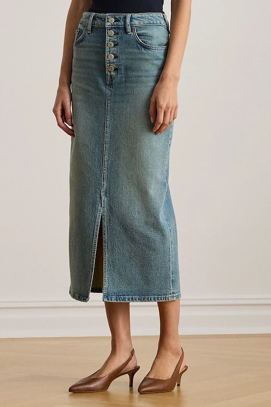Джинсовая юбка Lauren Ralph Lauren, синий
Джинсовая юбка Lauren Ralph Lauren, синий