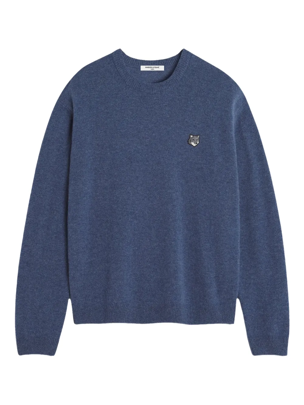 Шерстяной свитер Fox Head Maison Kitsuné, синий
Шерстяной свитер Fox Head Maison Kitsuné, синий