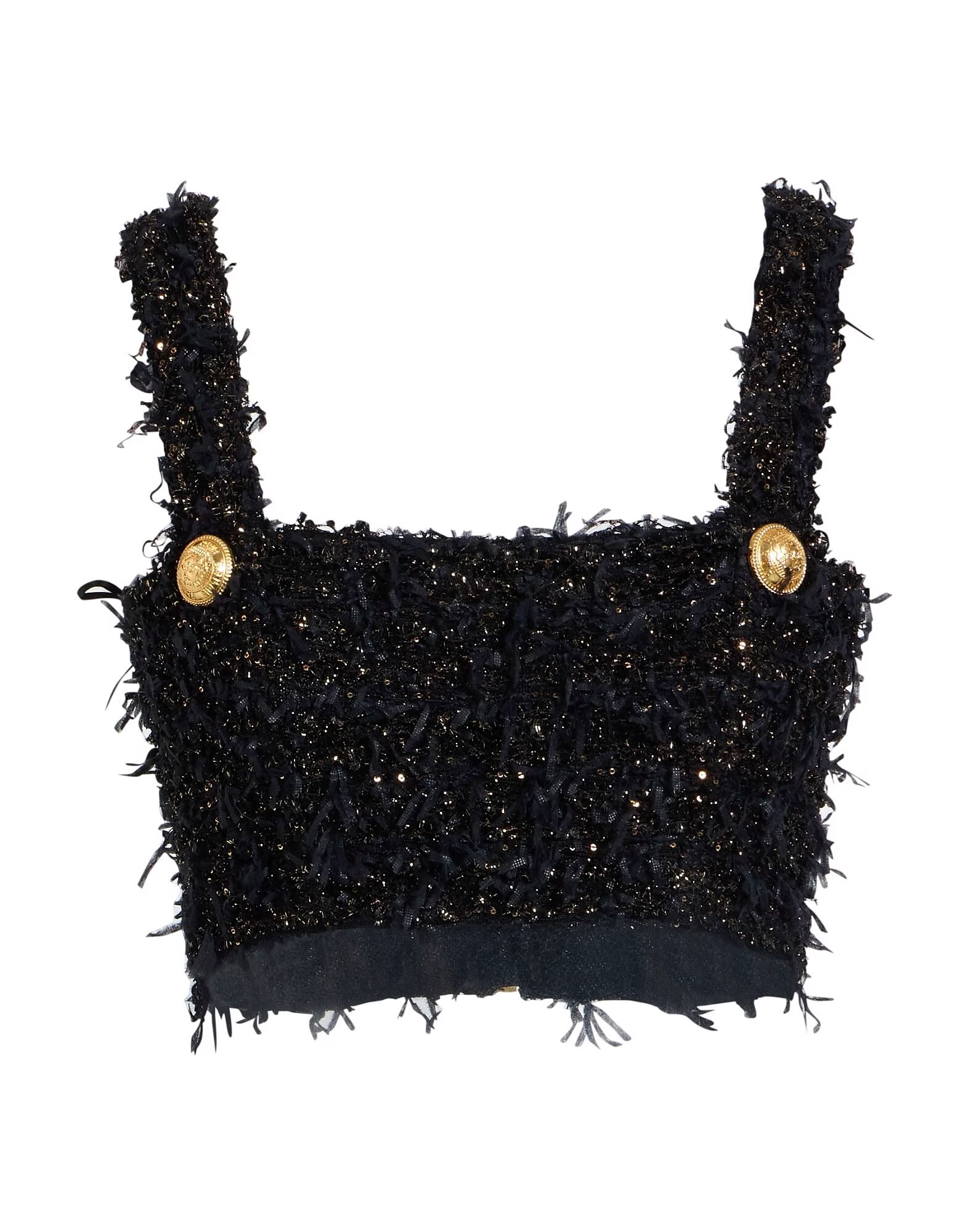 Кроп-топ Balmain, черный
Кроп-топ Balmain, черный