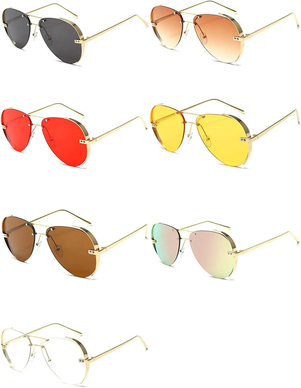 Модные большие солнцезащитные очки-пилот для женщин и мужчин, ретро-очки с крупными овальными линзами, винтажные женские очки с двойной перемычкой mincl, C4
Модные большие солнцезащитные очки-пилот для женщин и мужчин, ретро-очки с крупными овальными линзами, винтажные женские очки с двойной перемычкой mincl, C4