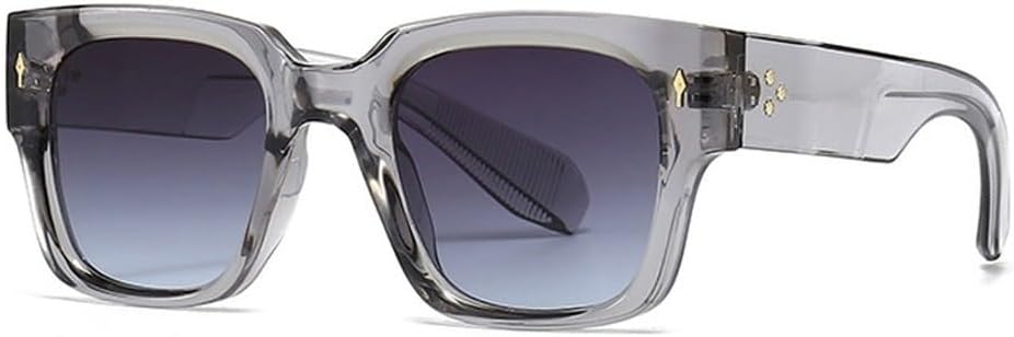 Модные мужские солнцезащитные очки с квадратными заклепками в стиле панк, градиентные очки с защитой от УФ-излучения UV400, женские темно-зеленые солнцезащитные очки SKFGNX, Gray Gray Blue
Модные мужские солнцезащитные очки с квадратными заклепками в стиле панк, градиентные очки с защитой от УФ-излучения UV400, женские темно-зеленые солнцезащитные очки SKFGNX, Gray Gray Blue