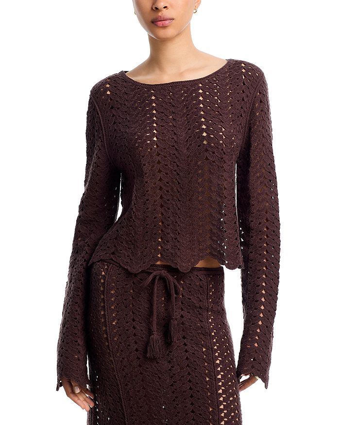 Вязаный топ - эксклюзив AQUA, коричневый
Вязаный топ - эксклюзив AQUA, коричневый