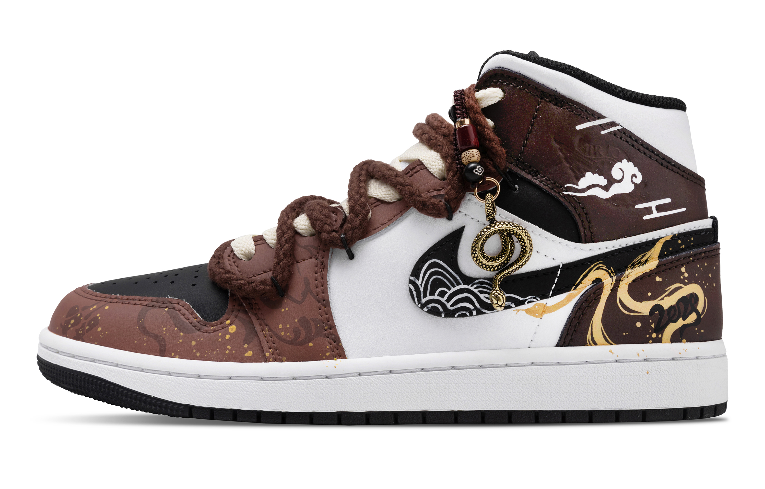 Jordan Баскетбольные кроссовки Air 1 Vintage, мужские, средний верх, белые/коричневые/черные
Jordan Баскетбольные кроссовки Air 1 Vintage, мужские, средний верх, белые/коричневые/черные