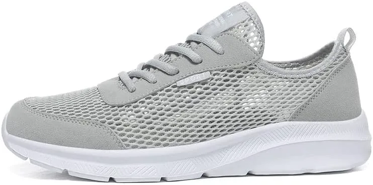 Мужские удобные дышащие кроссовки Eliogn из сетки, с противоскользящей подошвой, легкие для ходьбы, летние кроссовки, серый
Мужские удобные дышащие кроссовки Eliogn из сетки, с противоскользящей подошвой, легкие для ходьбы, летние кроссовки, серый