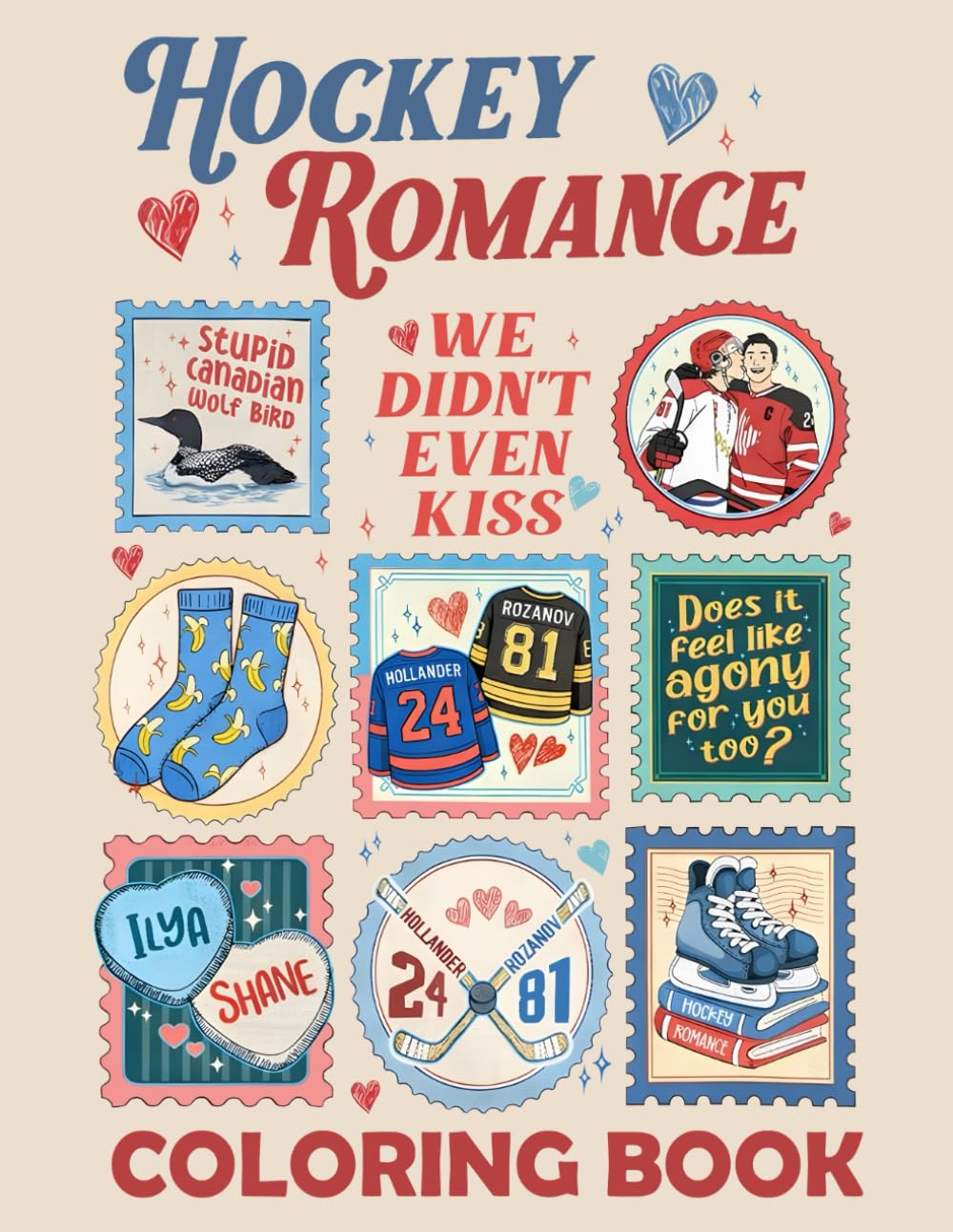Hockey Coloring Book: JUMBO Drawing Pages Rom-ance's Hollanov's Iconic Scenes for Adults (Independently published)
Hockey Coloring Book: JUMBO Drawing Pages Rom-ance's Hollanov's Iconic Scenes for Adults (Independently published)