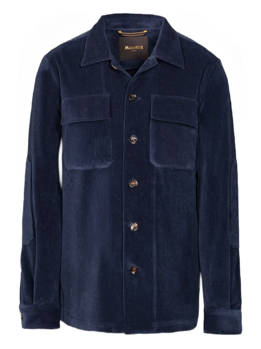 Рубашка из вельвета с накладными карманами Moorer, синий
Рубашка из вельвета с накладными карманами Moorer, синий