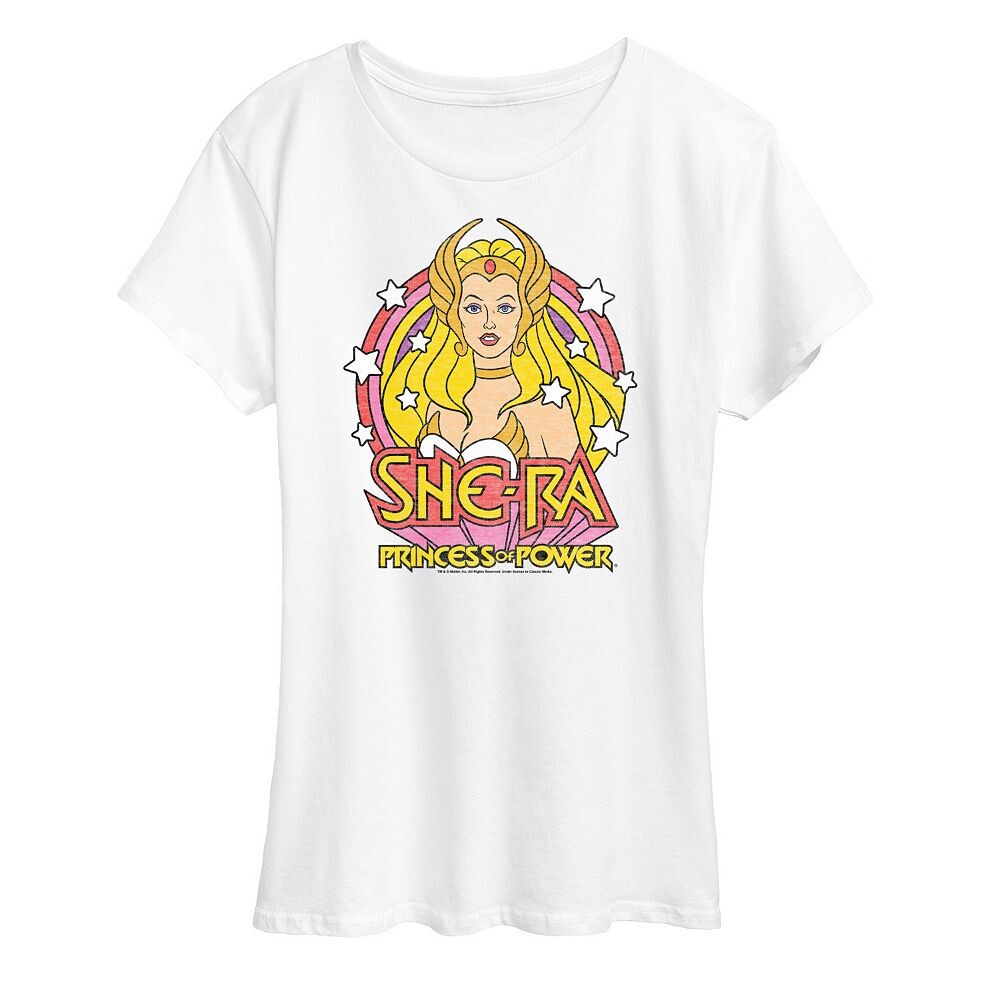 Женская футболка She-Ra со звездами и рисунком Licensed Character, белый
Женская футболка She-Ra со звездами и рисунком Licensed Character, белый