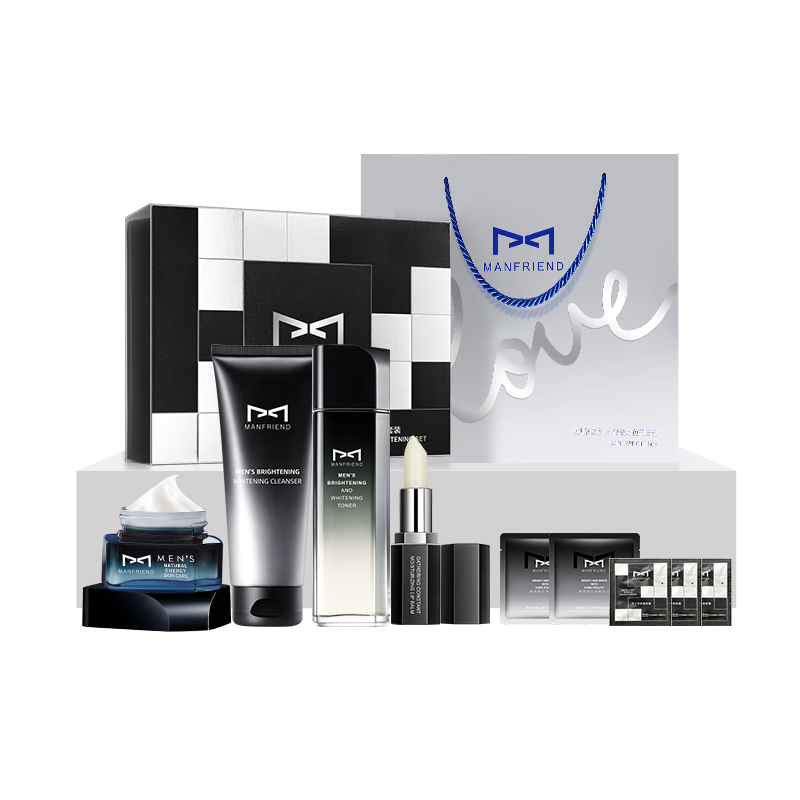 Мужской набор для осветления следов от акне из четырёх предметов MANFRIEND, Box Four-Piece Set (Cleanser+Lotion+Cream+Lip Balm)
Мужской набор для осветления следов от акне из четырёх предметов MANFRIEND, Box Four-Piece Set (Cleanser+Lotion+Cream+Lip Balm)